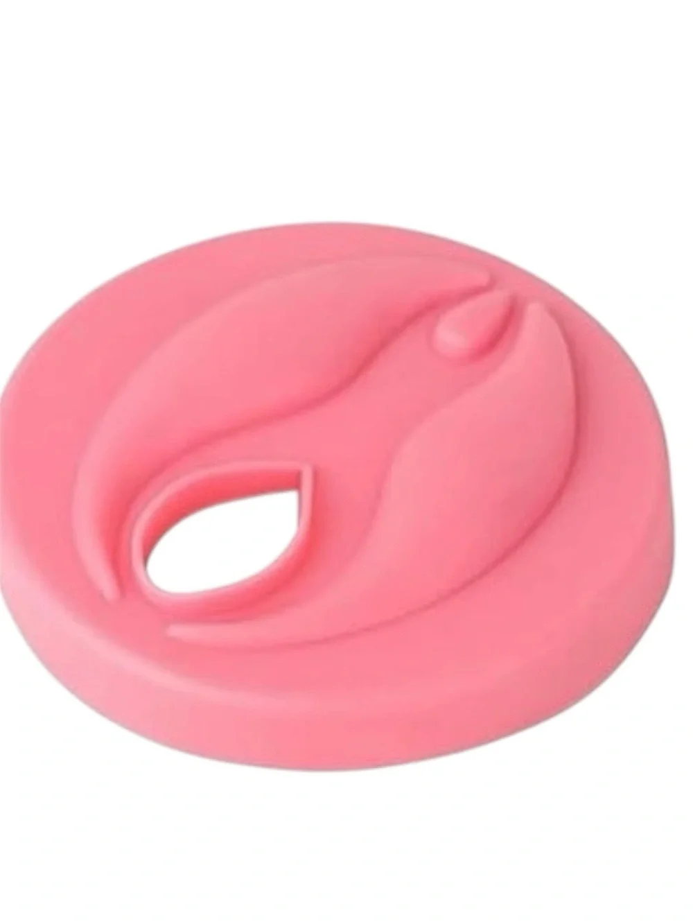 “Pink Is My Favorite Color” Reusable Silicone Beverage Topper (Price for 1)